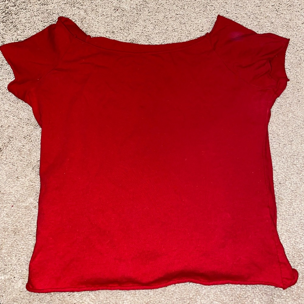 Brandy Melville Onesize red crop top